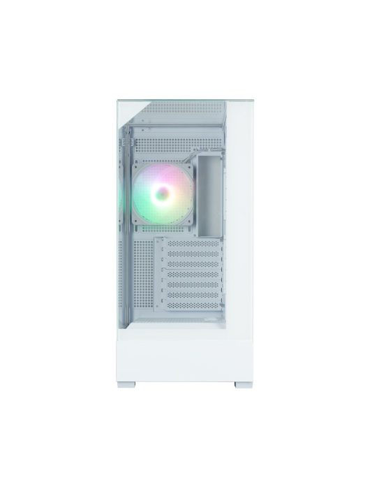 Zalman P40 Prism Plus RGB Tempered Glass White