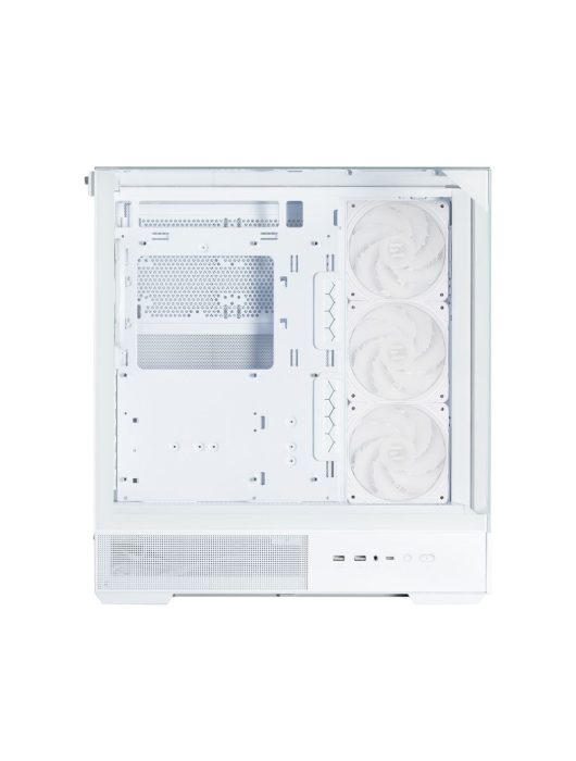 Zalman P40 Prism Plus RGB Tempered Glass White