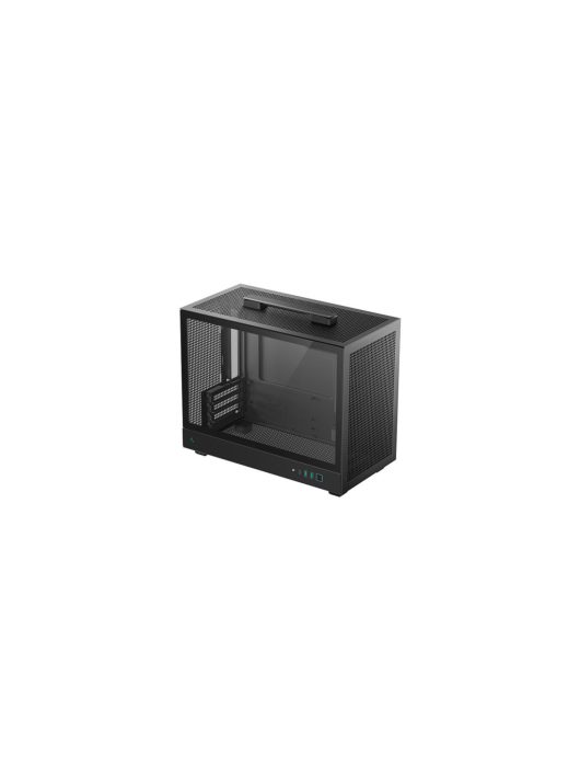 DeepCool CH160 Plus Tempered Glass Black