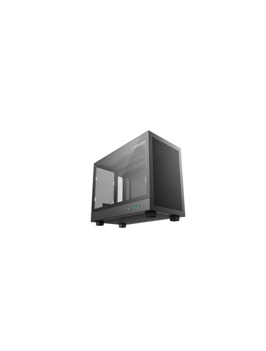DeepCool CH160 Plus Tempered Glass Black