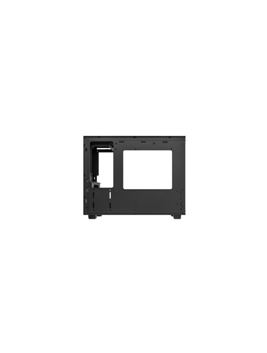 DeepCool CH160 Plus Tempered Glass Black