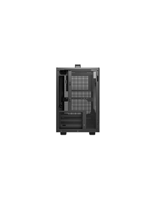 DeepCool CH160 Plus Tempered Glass Black