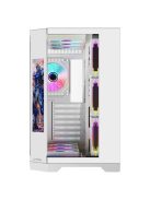Rampage NOVA RGB Tempered Glass White