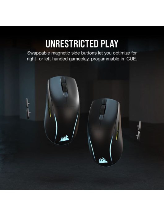 Corsair M75 Gaming Wireless Bluetooth Lightweight RGB Gaming mouse Black