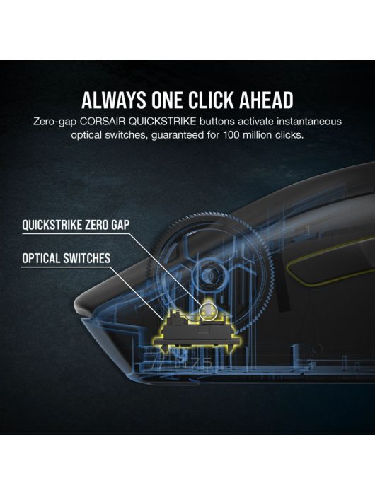 Corsair M75 Gaming Wireless Bluetooth Lightweight RGB Gaming mouse Black