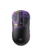HAVIT Gamenote MS969WB x VKS Gaming Wireless Bluetooth Mouse Black/Purple
