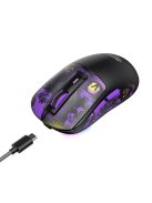 HAVIT Gamenote MS969WB x VKS Gaming Wireless Bluetooth Mouse Black/Purple