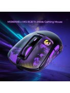 HAVIT Gamenote MS969WB x VKS Gaming Wireless Bluetooth Mouse Black/Purple