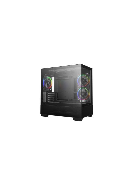 DeepCool CG380 3F Tempered Glass Black