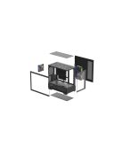 DeepCool CG380 3F Tempered Glass Black