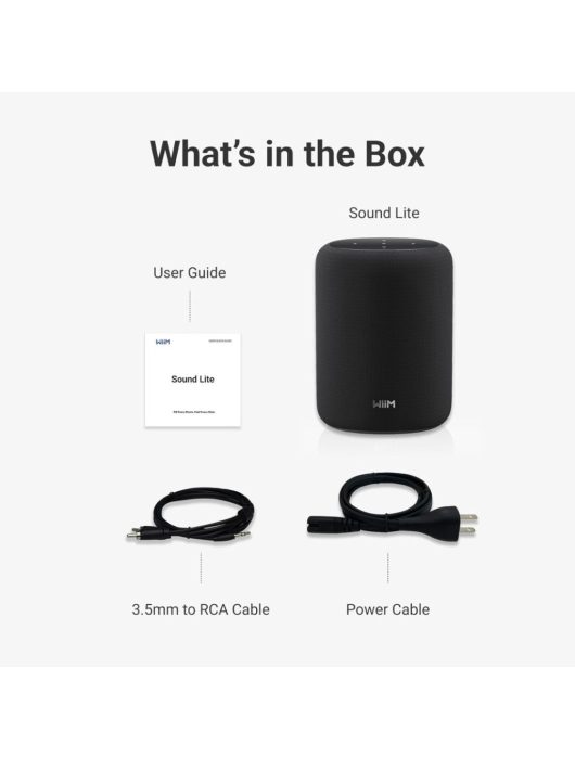 WiiM Sound Lite Speaker Black