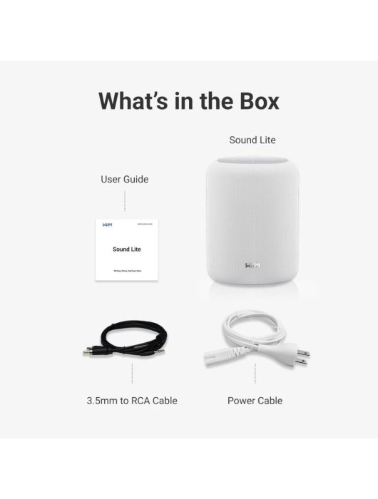 WiiM Sound Lite Speaker White