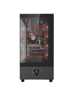 Keep Out XC-301 GLASS RGB Tempered Glass Black