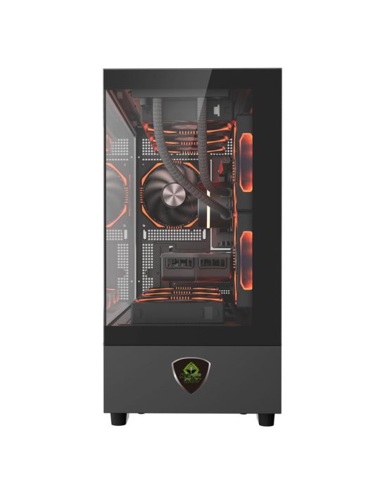 Keep Out XC-301 GLASS RGB Tempered Glass Black