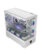 Keep Out XC-301W GLASS RGB Tempered Glass Black