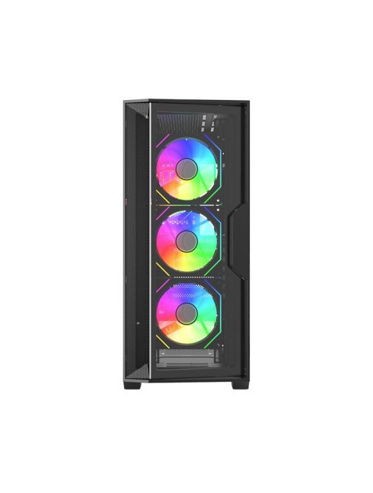 Keep Out XC-500 GLASS RGB Tempered Glass Black