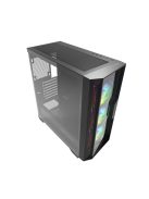 Keep Out XC-500 GLASS RGB Tempered Glass Black