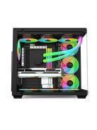 Keep Out XC-800 PRO RGB Tempered Glass Black