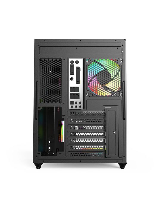 Keep Out XC-800 PRO RGB Tempered Glass Black