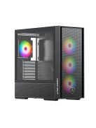 Keep Out XC-805 MESH Tempered Glass Black