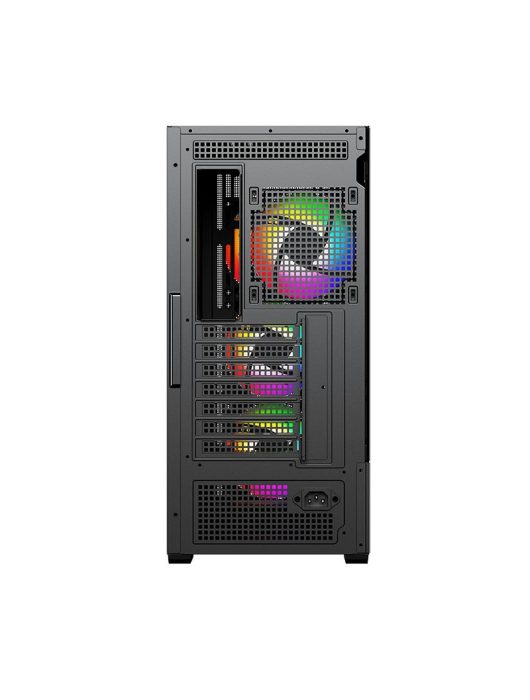 Keep Out XC-805 MESH Tempered Glass Black