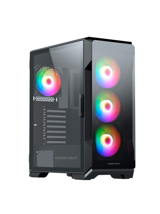 Keep Out XC-901 PRO Tempered Glass Black