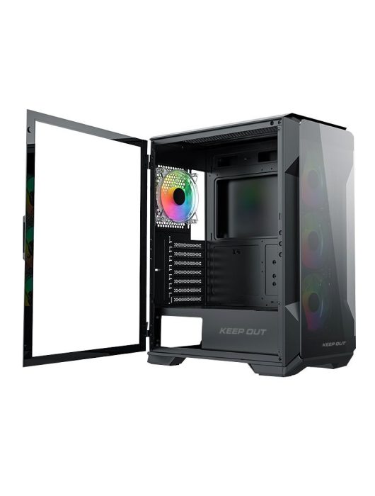 Keep Out XC-901 PRO Tempered Glass Black