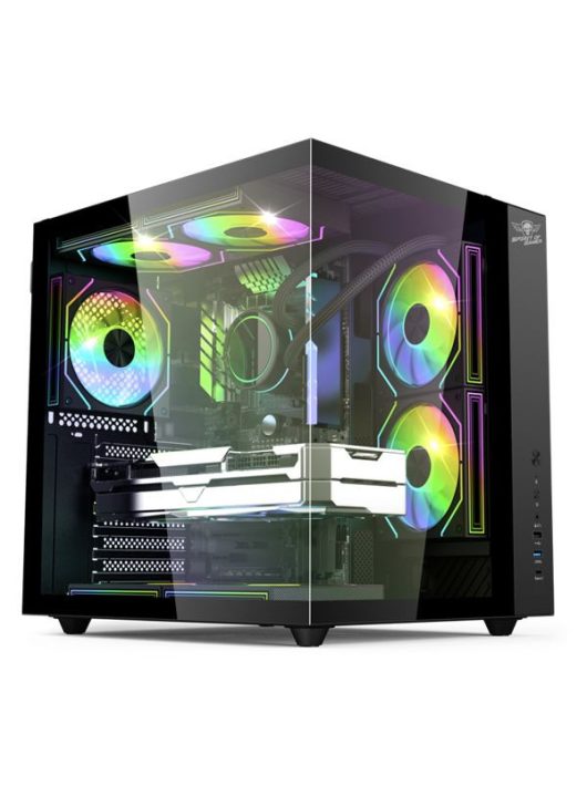 Spirit Of Gamer Bandit GT Tempered Glass Black