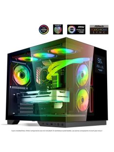 Spirit Of Gamer Viper CRX Tempered Glass Black
