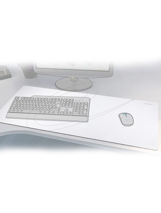 DeLock Egérpad White