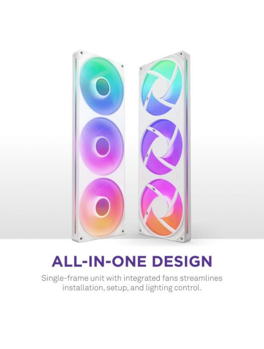 NZXT F420 RGB Core White