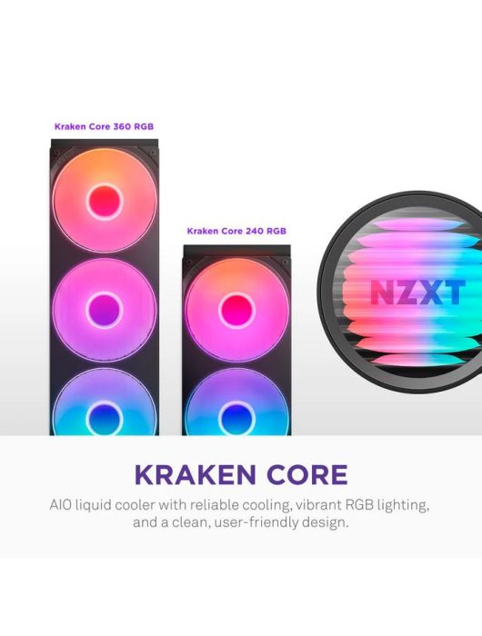 NZXT Kraken Core 240 RGB Black