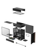 DeepCool CL660 Tempered Glass Black