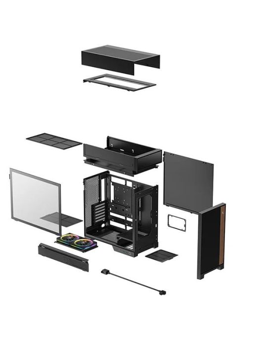 DeepCool CL660 Tempered Glass Black