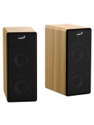 Genius SP-HF1220BT 45-Watt Bluetooth Wood Speakers Pine Wood