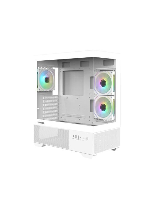 Zalman Chronix V2 RGB Tempered Glass White