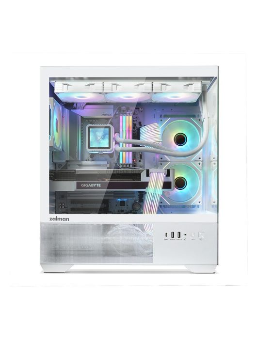 Zalman Chronix V2 RGB Tempered Glass White