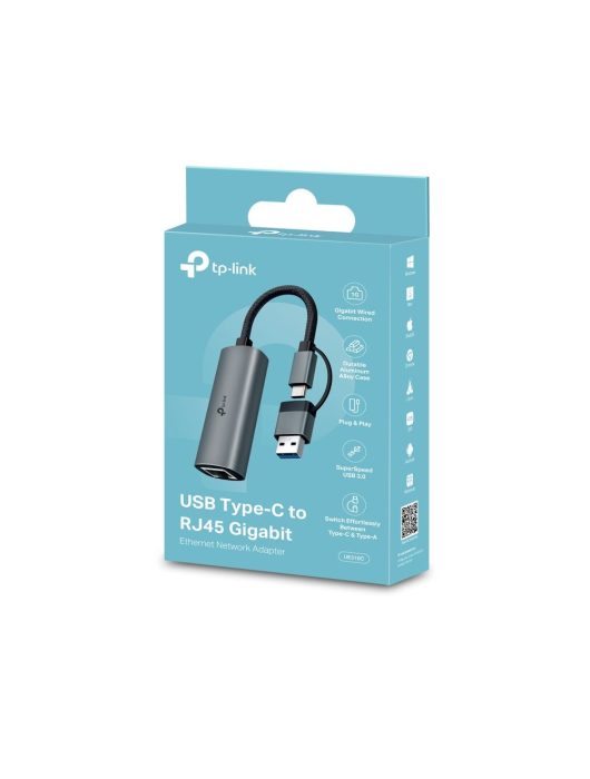 TP-Link UE310C USB Type-C to RJ45 Gigabit Ethernet Network Adapter