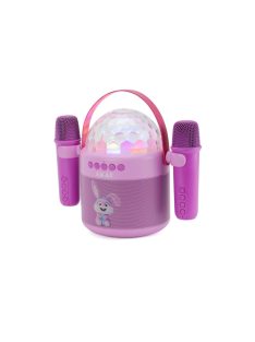 Akai JoyBox Kids 6W Karaoke Speaker with 2 Microphone Pink