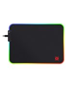 Defender Black L Light Gaming Egérpad Black
