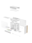 DeepCool CL660 Tempered Glass White