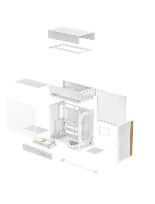 DeepCool CL660 Tempered Glass White