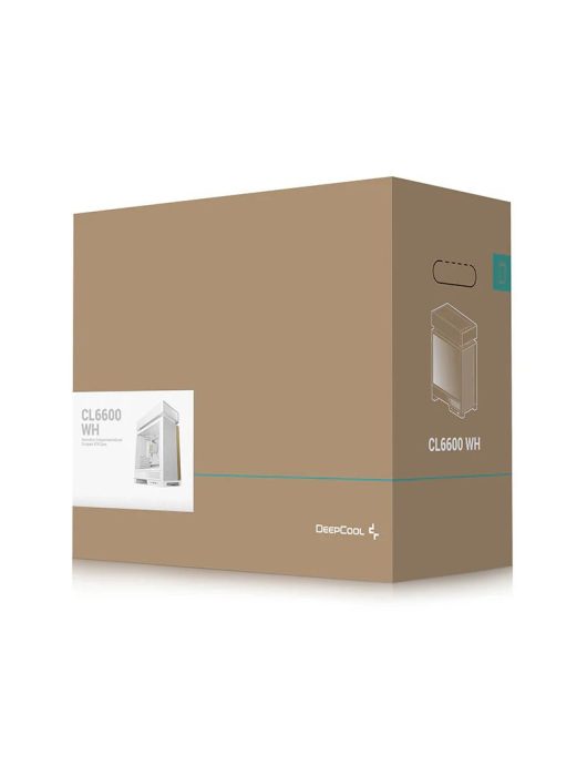 DeepCool CL6600 Tempered Glass White