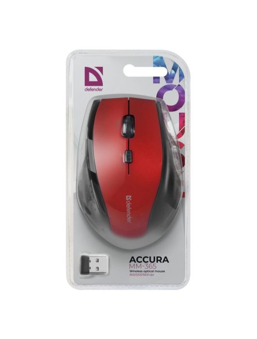 Defender MM-365 Wireless Mouse Black/Red