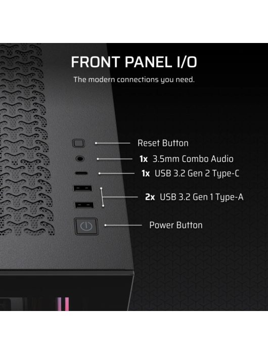 Corsair 3500X RS-R ARGB Tempered Glass Black