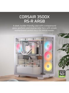 Corsair 3500X RS-R ARGB Tempered Glass White