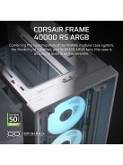 Corsair Frame 4000D RS ARGB Tempered Glass White