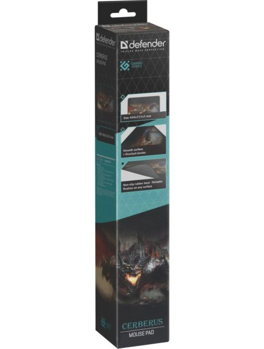 Defender Cerberus XXL Gaming Egérpad Black