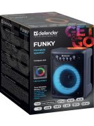 Defender Funky Bluetooth Portable Speaker Black