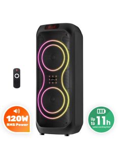 Media-Tech MT3185 BT Power Audio Max Bluetooth Black